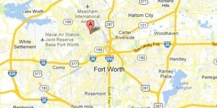Fort Worth, TX Map