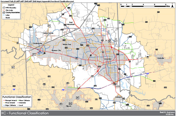 Longview, TX Map