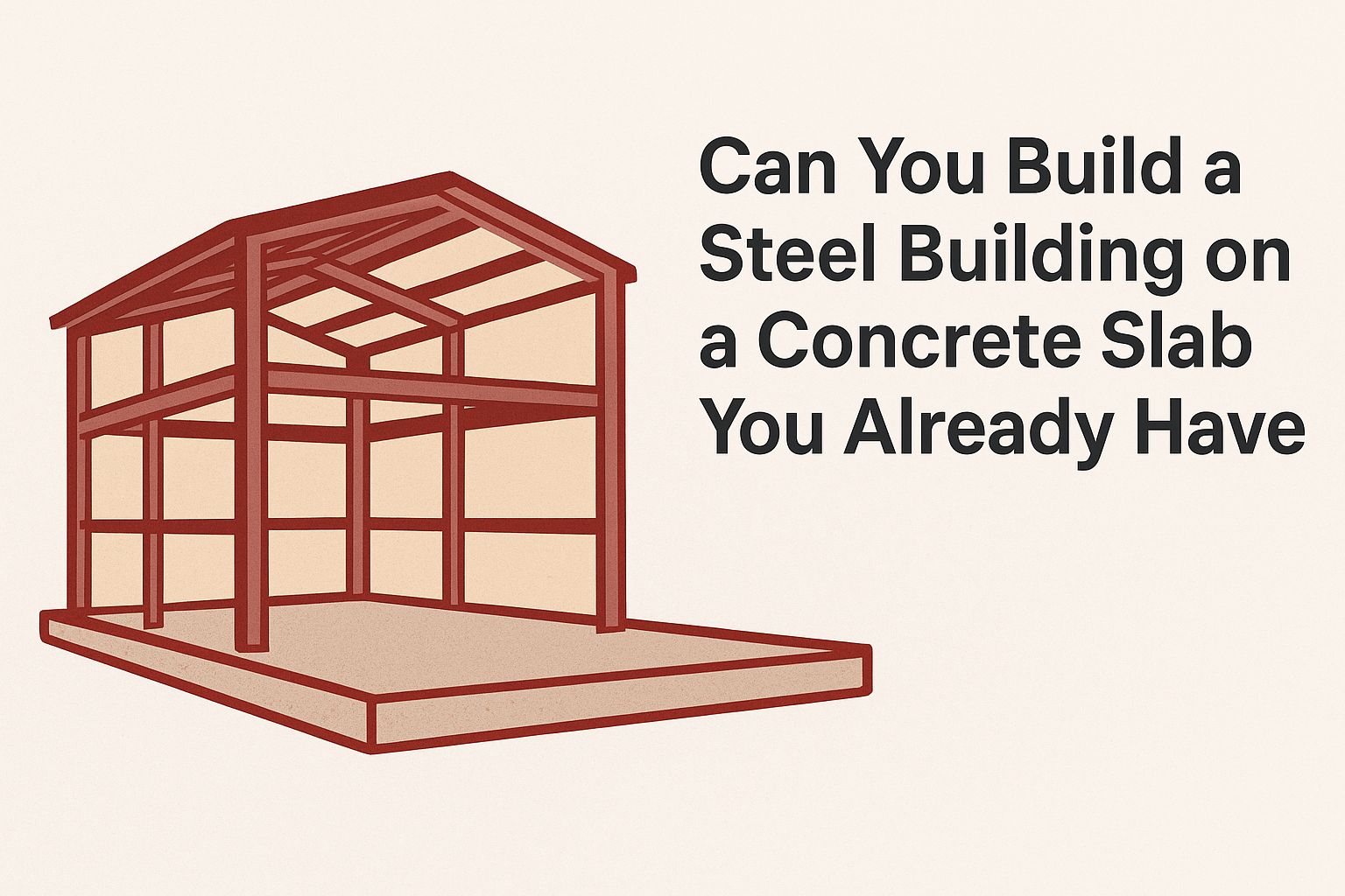 can-you-build-a-steel-building-on-a-concrete-slab-you-already-have