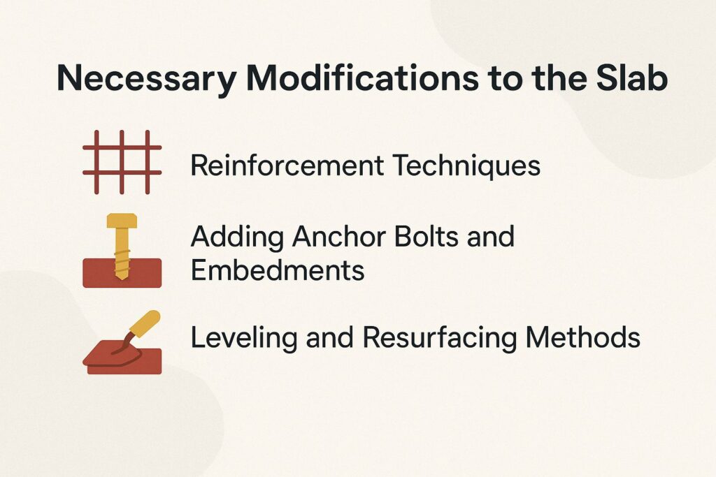 Necessary Modifications to the Slab